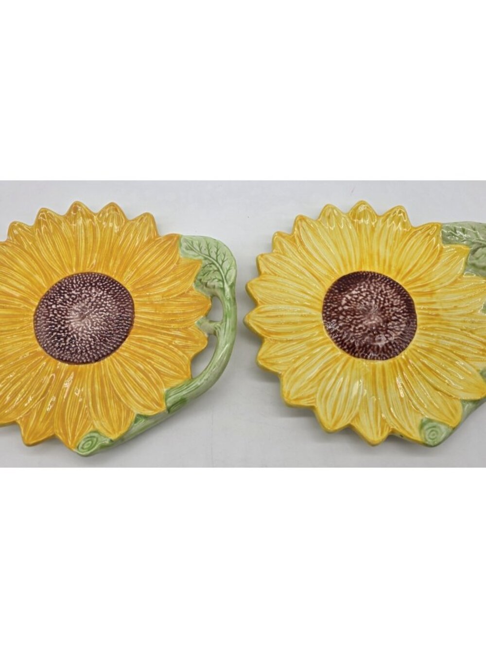 Seymour Mann Inc MCMXCI Yellow Sunflower Vintage Plate Hand Painted